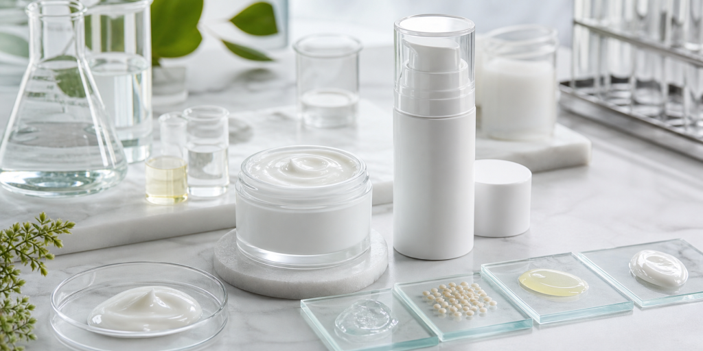 How to Develop a Barrier Repair Cream for Sensitive Skin Brands Barrier repair cream OEM ODM development with blank skincare packaging and lab samples