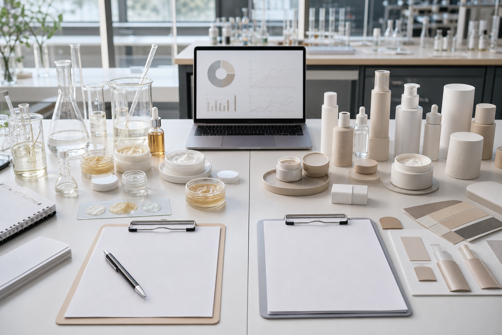 Formula Brief vs Product Brief in Cosmetic Manufacturing Formula brief and product brief comparison materials for unbranded cosmetic OEM ODM development