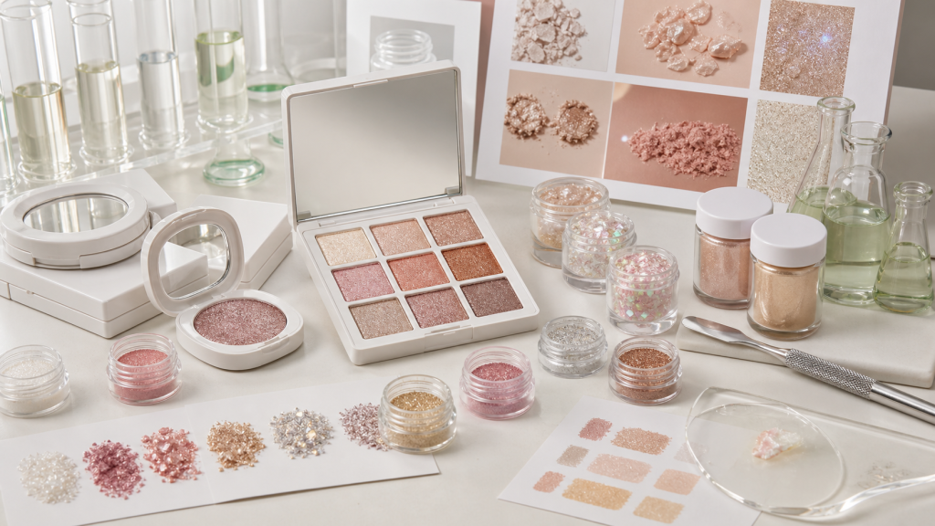 Guide OEM/ODM du maquillage scintillant pour marques beauté
