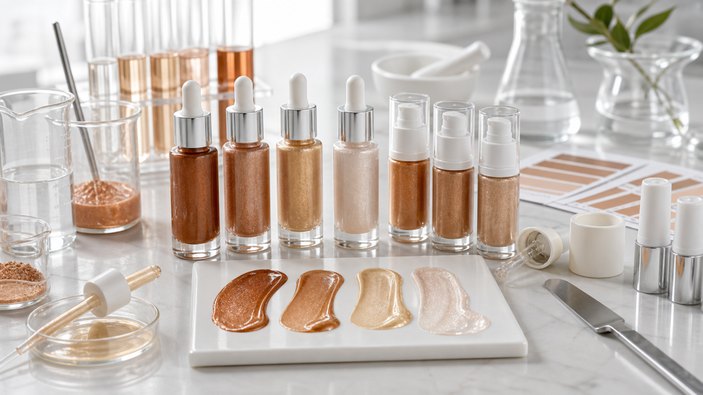 Guide OEM/ODM des gouttes bronzantes pour marques de beauté