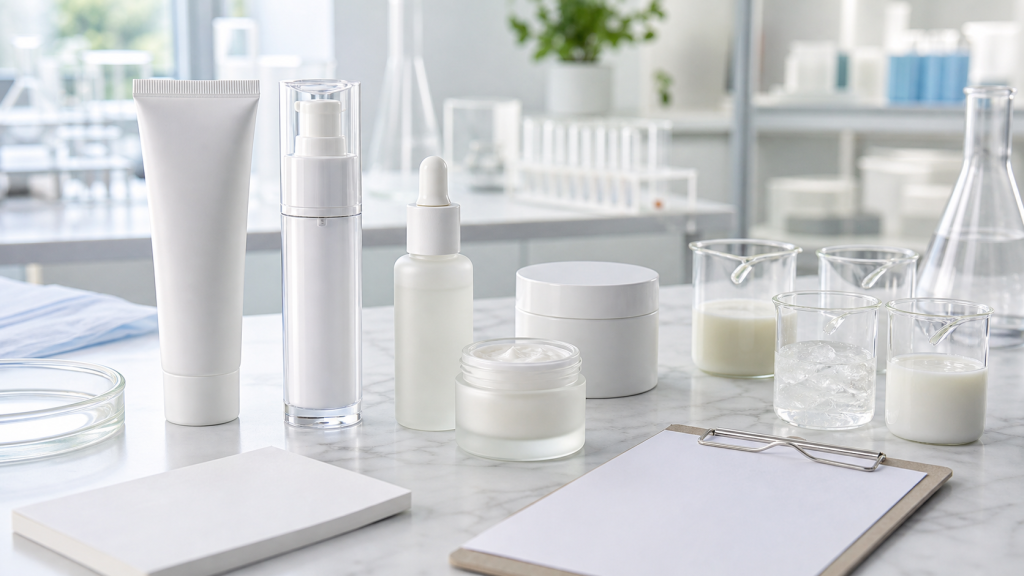 How to Choose Packaging for Skincare Products Skincare packaging selection for OEM ODM product development with unbranded airless pump, tube, dropper bottle, cream jar and lab samples