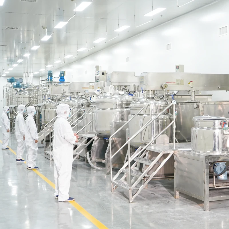 Cosmetic emulsification process for OEM ODM production