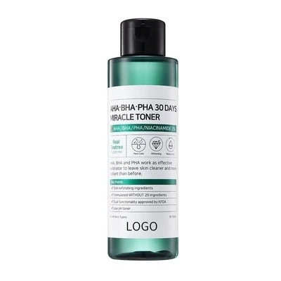 Private label AHA BHA PHA face toner