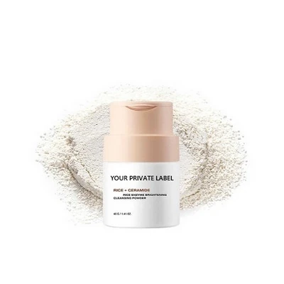 Private label blackhead cleansing powder for facial cleanser brands