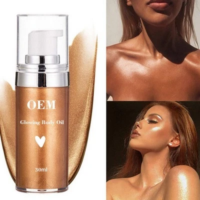 Private label body blonde highlight oil