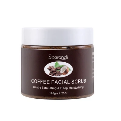 Marca privada coffee facial scrub