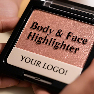 Private label facial highlighter powder