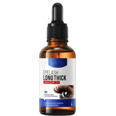 Private label long thick eyelash serum