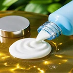 Private label face cream lotion texture