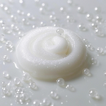 Private label hair mask pop-bead texture