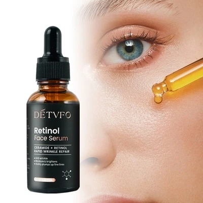 Private label retinol anti wrinkle serum for custom face serum brands