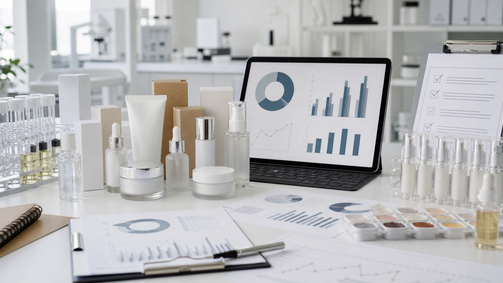 Post-Launch Feedback Checklist for Improving the Next Production Run Post-launch cosmetic feedback checklist with skincare samples packaging evaluation QC documents and reorder planning